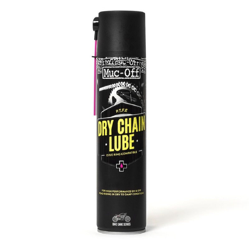 Massa de corrente (terreno seco) com politetrafluoroetileno Muc-Off Motorcycle Dry Chain Lube Spray 400ml